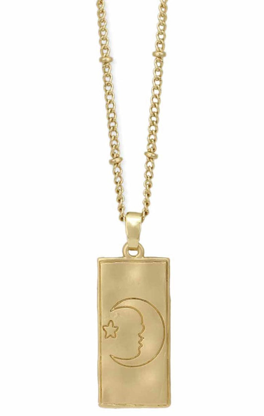 Arcana Gold Bar Necklace