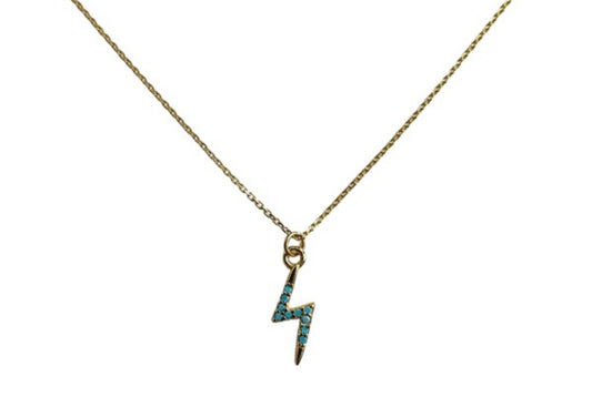 Lightning Strikes charm necklace