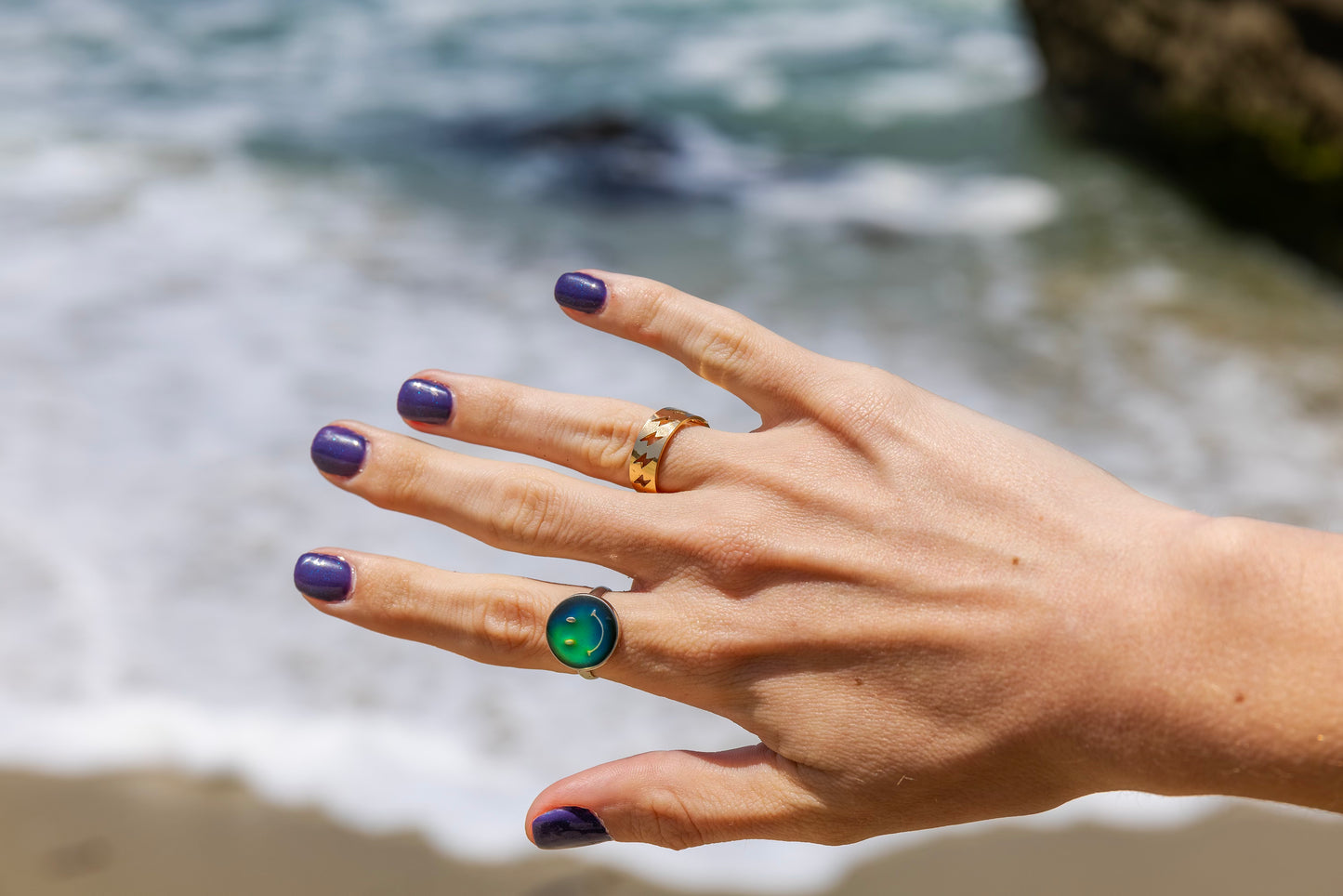 Lightning Strikes cuff ring